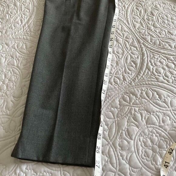 Banana Republic Factory Mid-Rise Gray Dress Pant Trouser, size 12 - Picture 10 of 13